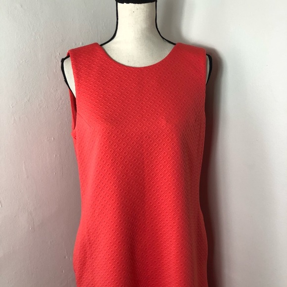 Tommy Hilfiger Coral Textured Sleeveless Dress - Picture 3 of 6